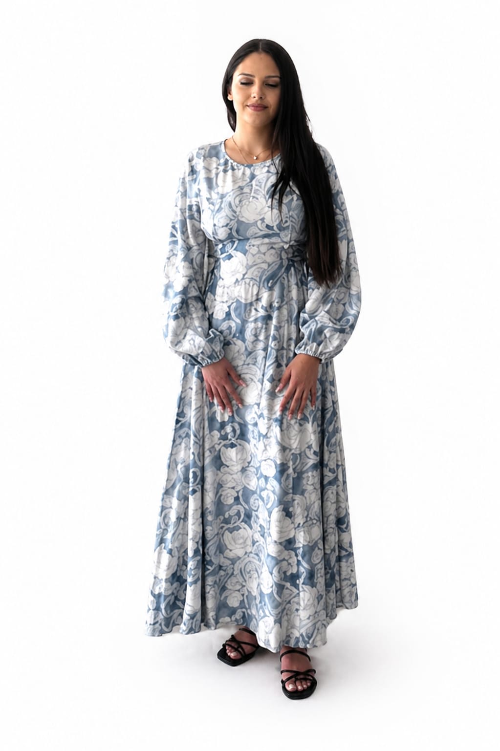 Elegant Floral Maxi Dress